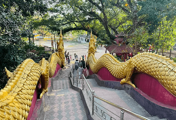রামুর বুকে উঠছে ১৫০ ফুটের নির্বাণশয্যা